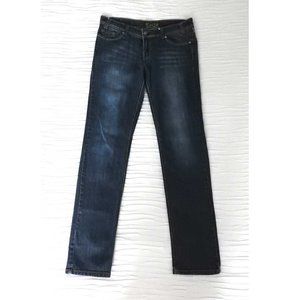 Women's Jen 25 Medium Blue Low Rise Jeans With Spike Jewels On the Back Size 13